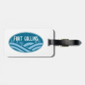Fort Collins Colorado Außenbereich Gepäckanhänger (Rückseite horizontal)