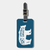 Fort Collins Colorado Bear Gepäckanhänger (Vorderseite vertikal)