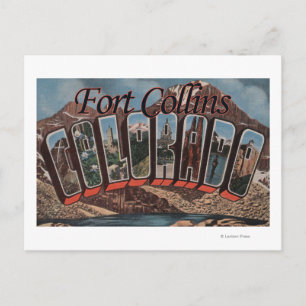Fort Collins, Colorado - Große Briefszenen Postkarte