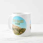 Fort Collins Colorado Horsetooth Rock Kaffeetasse (Vorderseite Links)