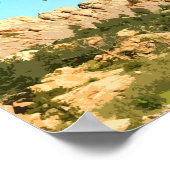 Fort Collins Colorado Horsetooth Rock Poster (Ecke)