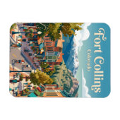 Fort Collins Colorado Magnet (Horizontal)