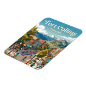 Fort Collins Colorado Magnet (Linke Seite)