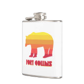 Fort Collins Colorado Rainbow Bear Flachmann (Links)