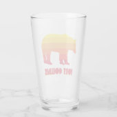 Fort Collins Colorado Rainbow Bear Glas (Rückseite)