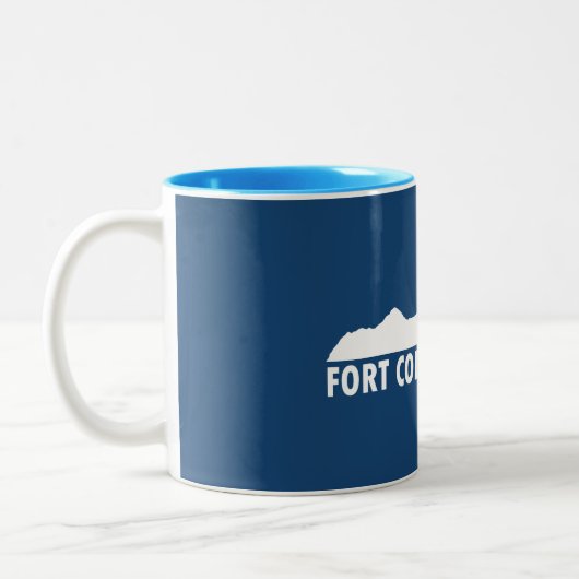 Fort Collins Colorado Zweifarbige Tasse (Links)