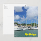 Fort-de-France, Martinique Postkarte (Vorne/Hinten)