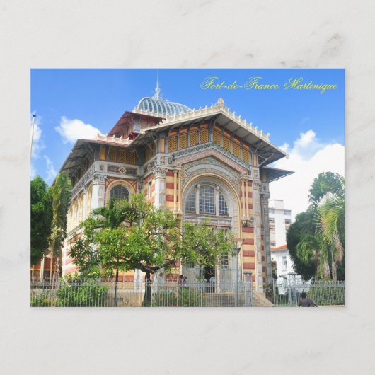 Fort-de-France, Martinique Postkarte (Vorderseite)