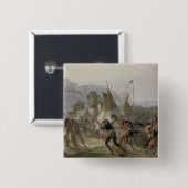 Fort der Mackenzie am 28. August 1833 überziehen Button (Vorne & Hinten)