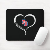 Fort Dorchester Patriots Logo Halbherz Slogan Hs Mousepad (Mit Mouse)