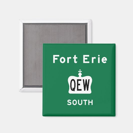 Fort Erie QEW Magnet (Vorderseite/Rückseite)