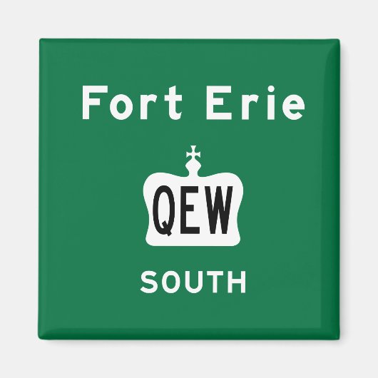 Fort Erie QEW Magnet (Vorne)