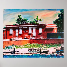 Fort Frederik Historisches Sehenswürdigkeit Poster