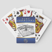 Fort Germanna Spielkarten (Rückseite)