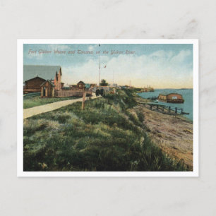 Fort Gibbon Weare, Yukon River 1910 Antik Postkarte