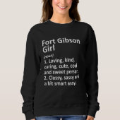 Fort Gibson Girl Ok Oklahoma Funny City Zuhause Ro Sweatshirt (Vorderseite)