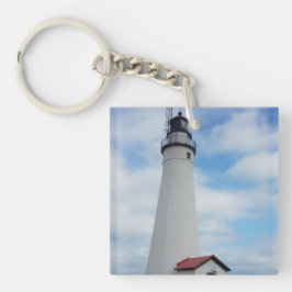 Fort Gratiot Leuchtturm in Michigan Schlüsselanhänger