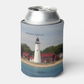 Fort Gratiot Leuchtturm kann kühler Dosenkühler (Kanne Vorderseite)