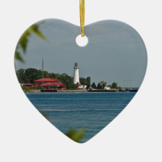 Fort Gratiot Leuchtturm Keramik Ornament (Vorne)