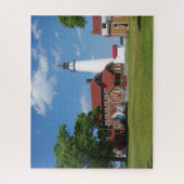 Fort Gratiot Leuchtturm von Land Puzzle (Vertikal)
