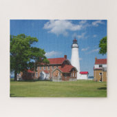 Fort Gratiot Leuchtturm von Land Puzzle (Horizontal)