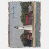 Fort Gratiot Lighthouse-Deckengewebe Decke (Vorderseite Vertikal)