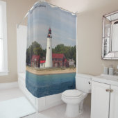 Fort Gratiot Lighthouse Duschvorhang (Beispiel)