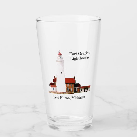 Fort Gratiot Lighthouse Glas (Vorderseite)