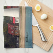 Fort Gratiot Lighthouse Küchentücher (Viertel Falte)