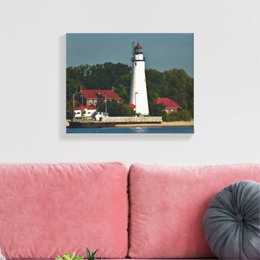 Fort Gratiot Lighthouse Leinwanddruck (Insitu (Wohnzimmer))