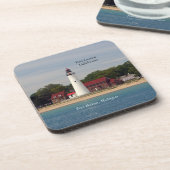 Fort Gratiot Lighthouse Set von 6 Untersetzer aus  (Linke Seite)