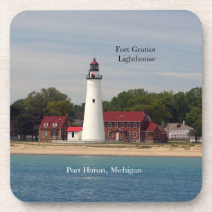 Fort Gratiot Lighthouse Set von 6 Untersetzer aus