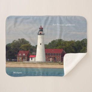Fort Gratiot Lighthouse Sherpa Decke Sherpadecke