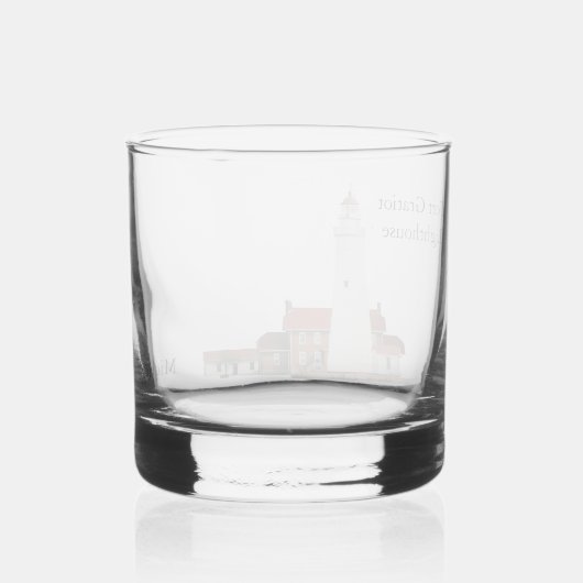 Fort Gratiot Lighthouse Whiskyglas (Rückseite)