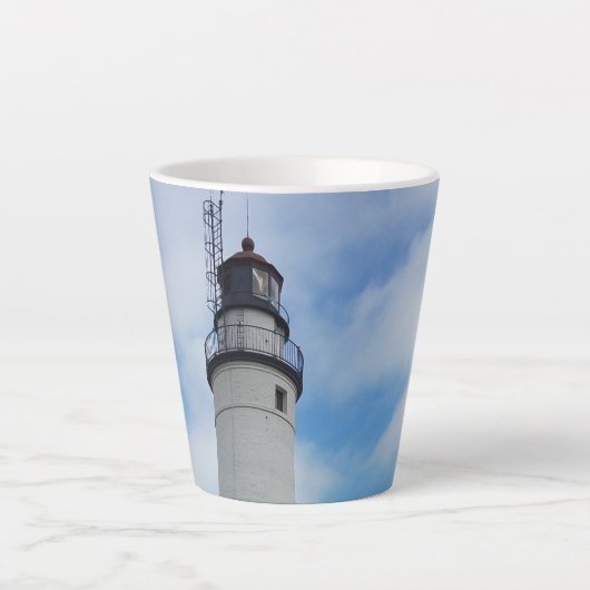Fort Gratiot Michigan Lighthouse Milchtasse (Vorderseite)