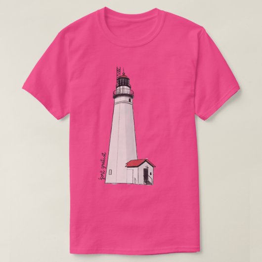 Fort Gratiot Port Huron Lighthouse T-Shirt (Design vorne)