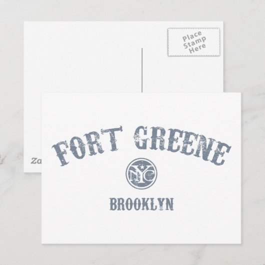 Fort Greene Postkarte (Vorne/Hinten)