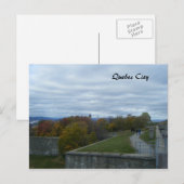 Fort Grounds-Old Quebec City Postkarte (Vorne/Hinten)