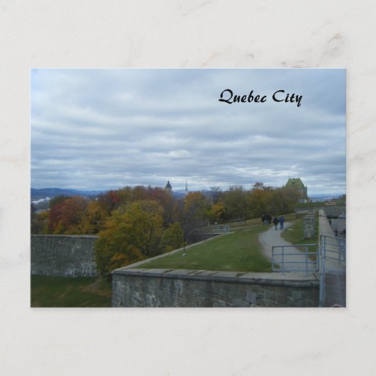 Fort Grounds-Old Quebec City Postkarte (Vorderseite)