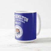 Fort Hamilton High School NY Alumni-Tasse Kaffeetasse (VorderseiteRechts)