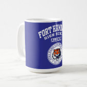 Fort Hamilton High School NY Alumni-Tasse Kaffeetasse (Vorderseite Links)