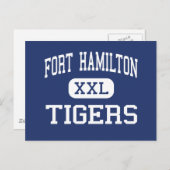 Fort Hamilton - Tigers - High - Brooklyn New York Postkarte (Vorne/Hinten)