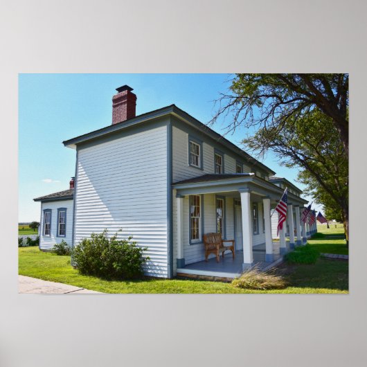 Fort Hays Officers Quarters Poster (Vorne)