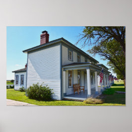 Fort Hays Officers Quarters Poster