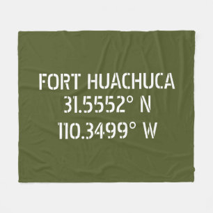 Fort Huachuca Latitude Longitude Fleecedecke