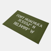 Fort Huachuca Latitude Longitude Fußmatte (Schrägansicht)