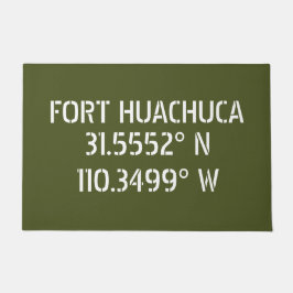Fort Huachuca Latitude Longitude Fußmatte