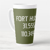 Fort Huachuca Latitude Longitude Milchtasse (Linke Ecke)