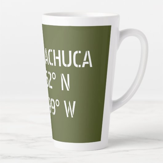 Fort Huachuca Latitude Longitude Milchtasse (Rechts)