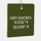 Fort Huachuca Latitude Longitude Personalisiert Keramikornament (Rechts)